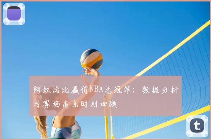 阿奴诺比赢得NBA总冠军:数据分析与赛场高光时刻回顾
